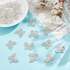 30pcs cabochons de strass en verre&nbsp;FIND-MA0001-16B