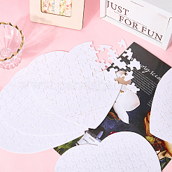 6 stücke 2 arten papier wärme transfer blank puzzle für erwachsene chrildren&nbsp;DIY-SP0004-29