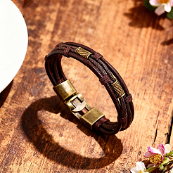 PU-Lederband Armbänder&nbsp;BJEW-WH20001-13A
