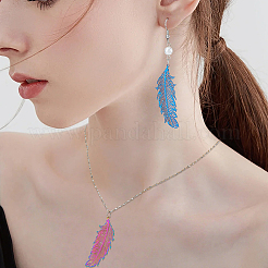 30 pendentif en filigrane en acier inoxydable 201&nbsp;STAS-HS0001-54