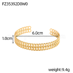 Brazaletes de acero inoxidable 304&nbsp;STAS-OY006-79G