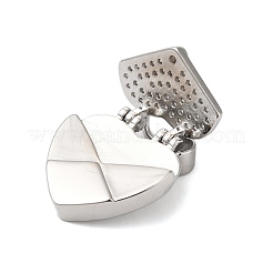 Pendentifs en laiton plaqué en rack et zircone cubique transparente&nbsp;KK-S372-25P
