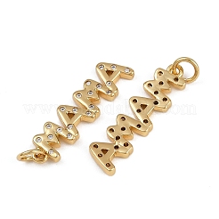 Ottone micro spianare pendenti zirconi&nbsp;X-KK-B150-06G