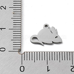 Anlaufgeschützte Anhänger aus 304 Edelstahl&nbsp;STAS-K272-01D-P