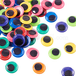320 Stück 8 Farben Kunststoff-Bastelauge&nbsp;DIY-TA0009-22