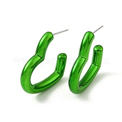 Boucles d'oreilles coeur en acrylique&nbsp;EJEW-P251-15