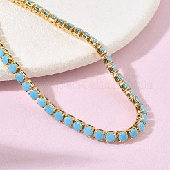Braccialetti tennis in turchese sintetico&nbsp;KK-CBA964F-01G-04