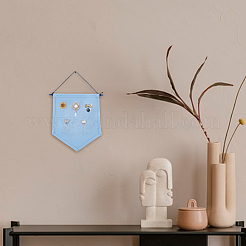 4 support mural en polyester 4 couleurs pour broche&nbsp;DIY-FH0008-18