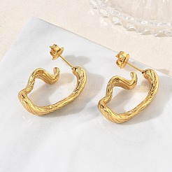 Boucles d'oreilles à tige en acier inoxydable 304 pour femmes&nbsp;EJEW-K333-31G