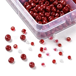 Fai da te 15 griglie perline in plastica ABS e vetro creazione di gioielli kit per trovare perline&nbsp;DIY-G119-02B