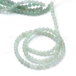 Chapelets de perle verte d'aventurine naturel&nbsp;G-R412-15-6mm
