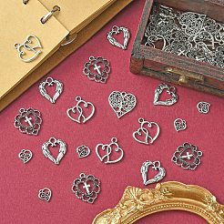 50 pz 5 stili pendenti in lega di stile tibetano&nbsp;FIND-YW0004-61