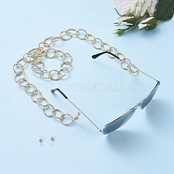 Chaînes de câble en aluminium lunettes cordon de cou&nbsp;X-AJEW-EH00027-02