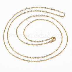 Halsketten aus Edelstahlkabelketten 304&nbsp;NJEW-L450-02G