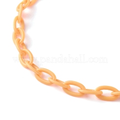 Colliers de chaîne de câble en plastique ABS personnalisés&nbsp;NJEW-JN03220