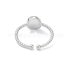 Anillos del manguito de amatista natural&nbsp;RJEW-E074-01P-03