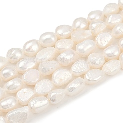 Fili di perle di perle d'acqua dolce coltivate naturali&nbsp;PEAR-P064-20C-04C