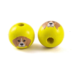 Bois perles européennes&nbsp;WOOD-G021-01J