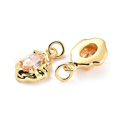 Pendentif en laiton avec zircone à micro-pavé&nbsp;ZIRC-P089-19G-A