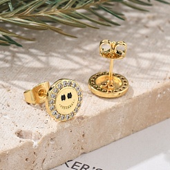 Orecchini in ottone&nbsp;EJEW-S247-01C-G