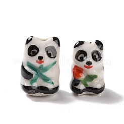 Abalorios de la porcelana hecha a mano impresos&nbsp;PORC-G007-01