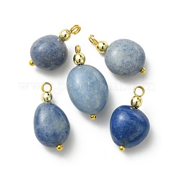 Anhänger aus natürlichem blauem Aventurin (gefärbt und erhitzt)&nbsp;PALLOY-JF05381