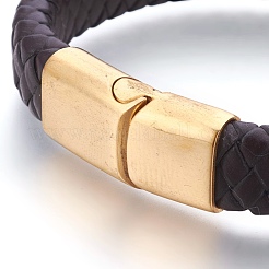 Bracciali corda di pelle&nbsp;BJEW-E350-09A