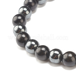 Bracelet extensible en perles de bois naturel&nbsp;BJEW-JB07811