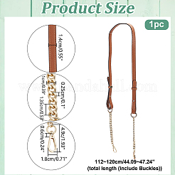 Verstellbare Taschenriemen aus Leder&nbsp;FIND-WH0111-471