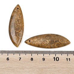 Pendentifs naturels de corail fossile&nbsp;G-B187-01C-06