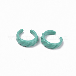 Manschettenringe aus lackierter Legierung&nbsp;RJEW-T011-04-RS