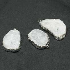 Geode naturale pendenti fetta agata druzy&nbsp;G-L461-04C