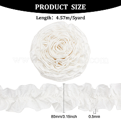Rüschenbesatz aus Polyester&nbsp;DIY-WH0430-116B