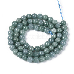 Natürliche jadeite Perlen Stränge&nbsp;G-N353-07B-01