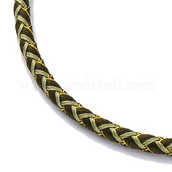 Fabrication de bracelets tressés en cordon polyester&nbsp;MAK-Z003-01G-10