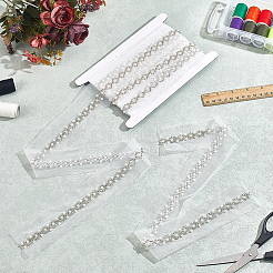 Ruban de dentelle en polyester de 4 mètre&nbsp;SRIB-GF0001-73B-02