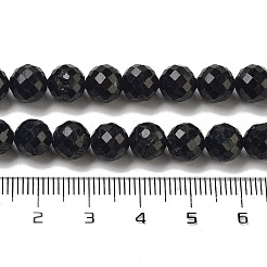 Natürliche schwarze Turmalin Perlen Stränge&nbsp;G-B088-C06-08
