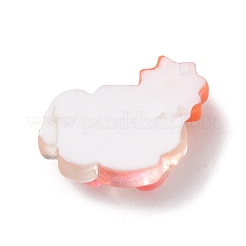 Durchscheinende Cabochons aus Wolkenharz&nbsp;LS-RESI-K019-03A