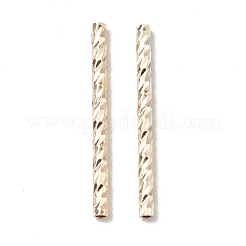 Gerade Rohrperlen aus Messing&nbsp;LS-KK-WH0061-03C-G