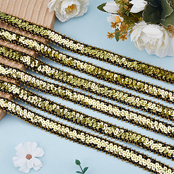 20 Yards glitzernde elastische Polyester-Paillettenperlen&nbsp;OCOR-CY0003-22B