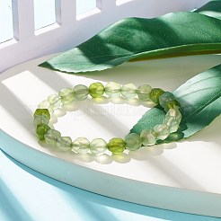 Stretch-Armband aus natürlicher weißer Jade (gefärbt).&nbsp;BJEW-JB07954