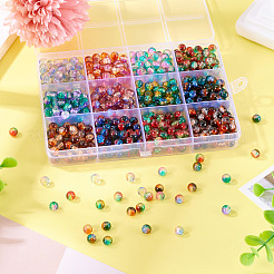 12 Farben Crackle Glasperlen&nbsp;CCG-TA0002-05B