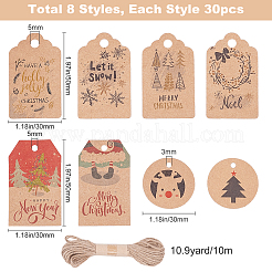 Étiquettes-cadeaux en papier&nbsp;CDIS-GF0001-01