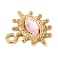 Pendenti in acciaio inossidabile 304 placcato oro 18k&nbsp;STAS-A084-19G-02