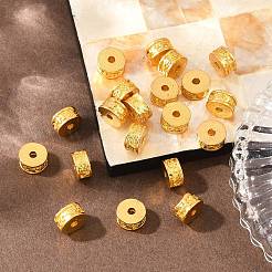 Echte 18 Karat vergoldete Messing-Distanzperlen&nbsp;KK-K093-10G