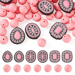 Perline in silicone 56 pz 4 stili&nbsp;FIND-TA0010-75B