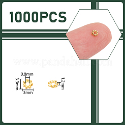 1000 pièce de perles d'espacement en forme de marguerite en alliage de style tibétain&nbsp;FIND-UN0004-20G