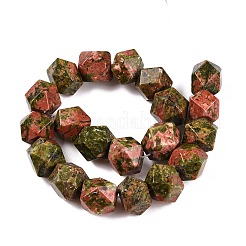 Natur Unakit Perlen Stränge&nbsp;G-T138-42