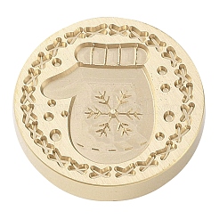 Weihnachtsserie Wachssiegel Messing Stempelkopf&nbsp;AJEW-M037-01G-23