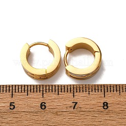 Pendientes de aro de acero inoxidable 304&nbsp;EJEW-D331-14G
